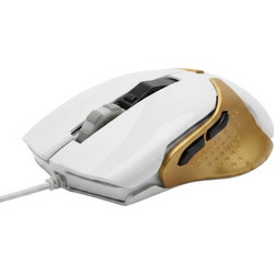 703002 Ενσύρματο Gaming Ποντίκι RGB 2400 DPI White Gold