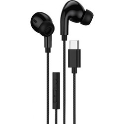 Hoco DM48 Rock Handsfree In-Ear Type-C Black