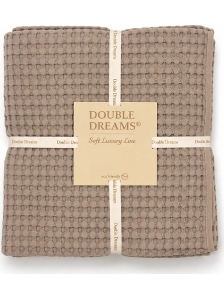 Double Dreams Harmony Κουβέρτα Κούνιας Πικέ 100x150 Εκρού