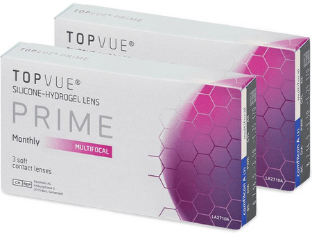 TopVue Prim Multifocal e Μηνιαίοι Φακοί Επαφής Πολυεστιακοί 6τμχ