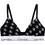 Calvin Klein Σουτιέν Τριγωνάκι χωρίς Μπανέλα Μαύρο LV00QF8498-JGJ