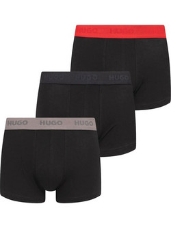 Hugo Boss Ανδρικά Μποξεράκια Σετ 3Pack Μαύρα 50532611-019