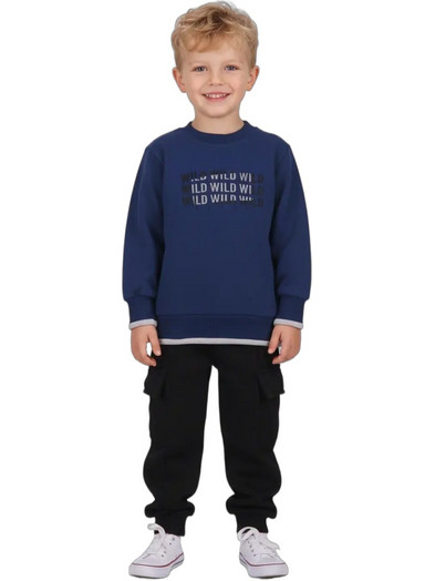 Joyce Παιδικό Φούτερ Navy Μπλε 2662503
