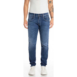 Replay Ανδρικό Τζιν Παντελόνι Slim Εφαρμογή Navy Μπλε M914Y.000.87910A.007