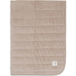 Jollein Velvet Rib Κουβέρτα Αγκαλιάς Βελουτέ 75x100 Εκρού