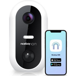 Niceboy ION Guardian G2 IP Κάμερα Ασφαλείας Wi-Fi Full HD Αδιάβροχη Νυκτός Μπαταρίας με Αμφίδρομη Επικοινωνία