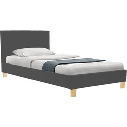 Pakoworld Nevil Κρεβάτι Μονό Υφασμάτινο με Τάβλες 90x190cm 006-000068