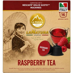 La Natura Lifestyle Κάψουλες Τσάι Raspberry Συμβατές με Μηχανή Dolce Gusto 16τμχ