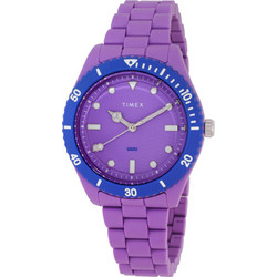 Timex Legacy Γυναικείο Ρολόι με Μωβ Καουτσούκ Λουράκι TW2Y04800