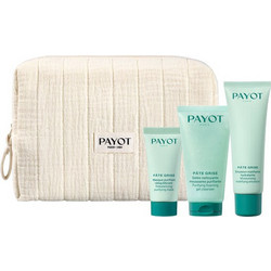 Payot Pate Grise Anti-Blemish Facial Mattifying Hydrating Emulsion 50ml + Purifying Foaming Cleansing Jelly 50ml + Rebalancing Purifying Mask 15ml
