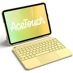 Inateck Acetouch Keyboard Yellow (iPad 10.9" 2022 / 11" 2025)