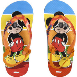 Cerda Mickey Mouse Παιδικές Σαγιονάρες για Αγόρι Γαλάζιες Κίτρινες Πορτοκαλί 2060204545