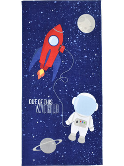 Stamion Out Of This World Παιδική Πετσέτα Θαλάσσης Μπλε 70x140cm 92102