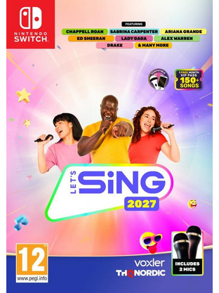 Let's Sing 2027 with 2 Mics Nintendo Switch