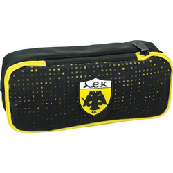 Back Me UP ΑΕΚ Official Κασετίνα Μαύρη 386-00141