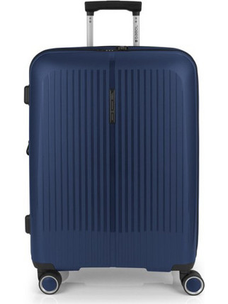 Gabol Brooklyn 123901-024 Βαλίτσα Μεσαία 65x45x27cm με 4 Ρόδες Μπλε