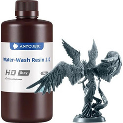 Anycubic HD 2.0 Water Washable Ρητίνη 3D Printer Grey 1kg