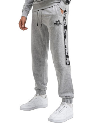 Lonsdale Ανδρικό Παντελόνι Φόρμας με Λάστιχο Γκρι 117562-1538