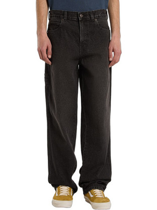 Dickies 958 Ανδρικό Τζιν Παντελόνι Κανονική Εφαρμογή Μαύρο DK0A88EDL24