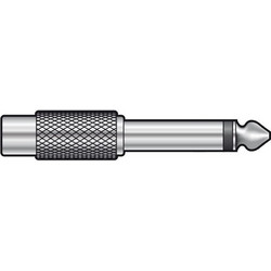 QTX 757.141UK Αντάπτορας Ήχου 6.35mm Male to RCA Female