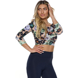 Bodymove Γυναικείο Αθλητικό Crop Top Πολύχρωμο 1370EMP.5