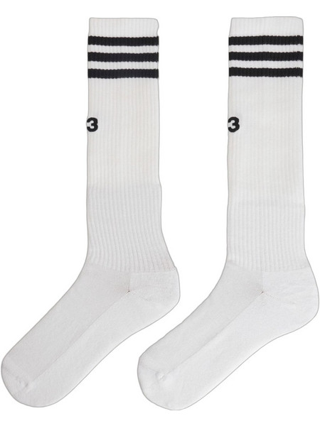 Adidas Y-3 Ανδρικές Κάλτσες Ψηλές Λευκές KS1458
