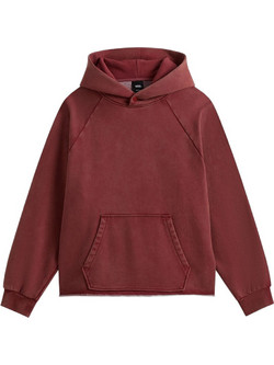 Vans Ανδρικό Φούτερ με Κουκούλα & Τσέπες Μπορντό VN000U98H891