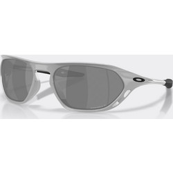 Oakley OO9537-09 Ανδρικά Γυαλιά Ηλίου Οβάλ Κοκάλινα Ασημί με Μαύρο Φακό