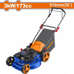 Wadfow WGM6A20 Μηχανή Γκαζόν Βενζίνης 4hp 173cc Κοπή 51cm