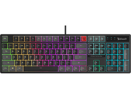A4Tech Bloody B230N Neon Gaming Πληκτρολόγιο RGB Black