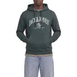 Jack & Jones Ανδρικό Φούτερ με Κουκούλα & Τσέπες Πράσινο 12300043