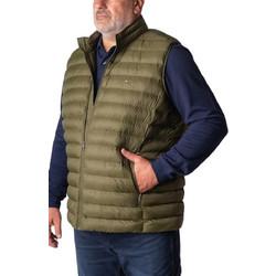 Tommy Hilfiger Αμάνικο Ανδρικό Μπουφάν Puffer Χακί MW0MW45723