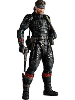 Revolve Revoltech Amazing Yamaguchi Metal Gear Solid Delta Snake Eater Naked Snake Sneaking Suit Ver 17cm