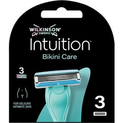 Wilkinson Sword Intuition Bikini Care Ανταλλακτικές Λεπίδες για Γυναικεία Ξυραφάκια με 3 Λεπίδες & Λιπαντική Ταινία 3τμχ
