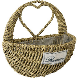 Globostar Malta Κασπώ Επιτοίχιo Εξωτερικού Χώρου Rattan 24x24x14cm 20478