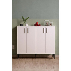 Stewe Home Παπουτσοθήκη Μοριοσανίδας M120xΠ35xΥ105cm STE-003503-P3503
