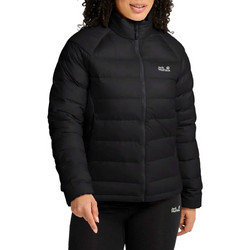 Jack Wolfskin Γυναικείο Μπουφάν Χειμωνιάτικο Puffer Μακρύ Μαύρο A66375-6000
