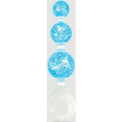 ToyJoy Crystal Trio Πρωκτική Σφήνα 19cm Μπλε