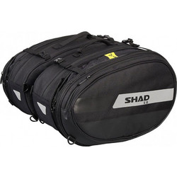 Shad SL58 Σετ Σαμάρια Μηχανής 2x29lt Μαύρα