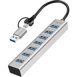 LogiLink UA0441 USB Hub 3.0 USB-C με 7 Θύρες USB-A