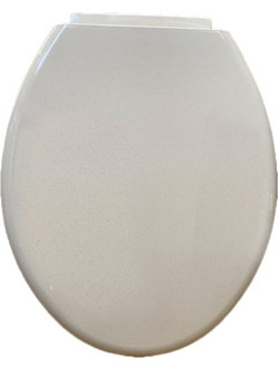 MRShome Καπάκι Λεκάνης Οβάλ Πλαστικό Soft Close Λευκό 45x38.2cm DS-0861003