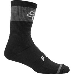 Fox Racing Defend 8'' Ανδρικές Κάλτσες Ψηλές με Σχέδια Μαύρες 30121-001