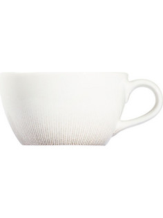 ID FINE Reflection Brown Φλιτζάνι Cappuccino & Τσαγιού Πορσελάνης Λευκό 230ml 1171275