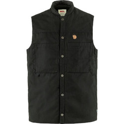 Fjallraven Αμάνικο Ανδρικό Μπουφάν Puffer Μαύρο 86708-550