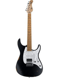Mayones Aquila Aged Ηλεκτρική Κιθάρα ST Style με Μαγνήτες HSS & Ταστιέρα Maple Monolith Black Nitro