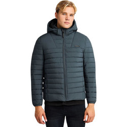 Funky Buddha Ανδρικό Μπουφάν Χειμωνιάτικο Puffer Πετρόλ FBM014-002-01