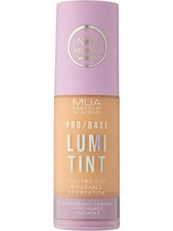 MUA PRO/BASE Lumi Tint NW3 Liquid Foundation 30ml