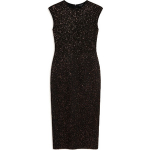 Ted Baker Mylla Midi Φόρεμα για Γάμο / Βάπτιση με Παγιέτες Μαύρο 285643 Ted Baker Mylla Midi Φόρεμα για Γάμο / Βάπτιση με Παγιέτες Μαύρο 285643