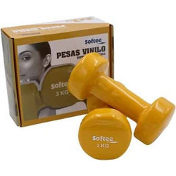Softee Σετ Βαράκια Εξάγωνα Βινυλίου 2x3kg