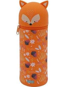 Sassi Crunchy The Fox Κασετίνα Πορτοκαλί ST4984